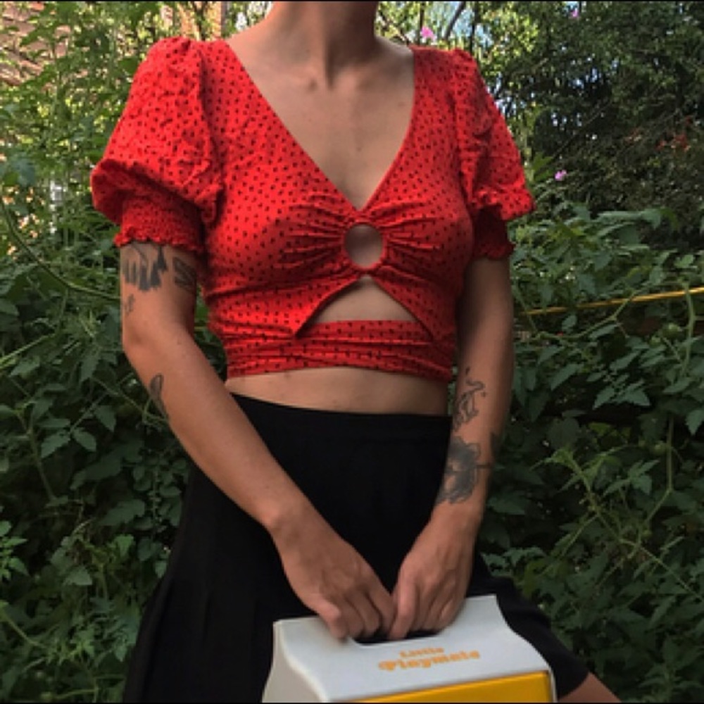 Orange Dress Shirt Divided Size Medium